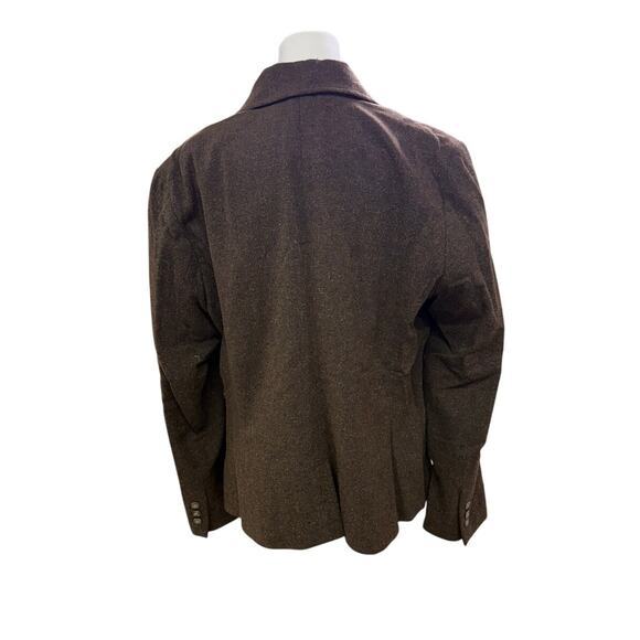 LL Bean Wool Silk Tweed Blazer sz L - Picture 2 of 7